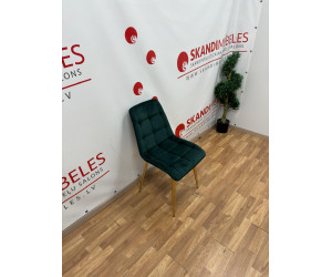 Virtuvės kėdė Pearl (Velveta) iš ekspozicijos (Pilka veliūras)